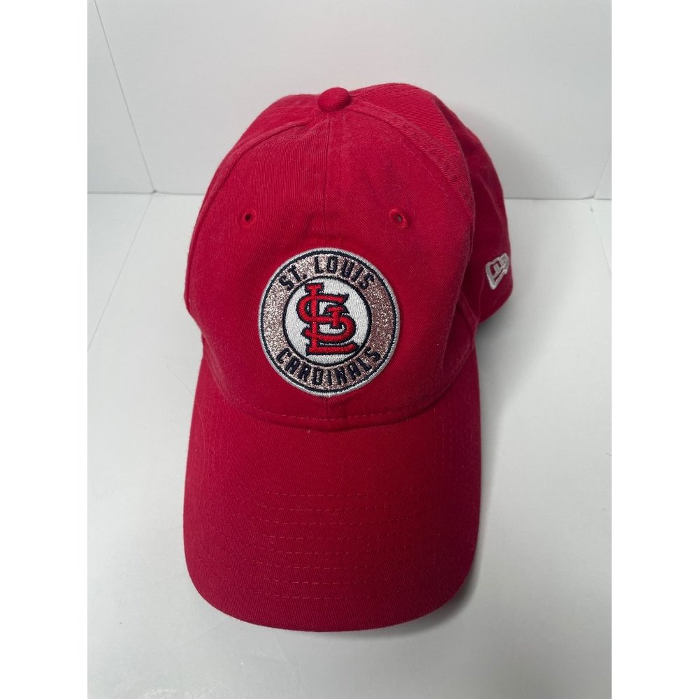 St Louis Cardinals women's hat red w/adjustable strap